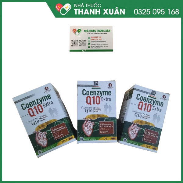 Coenzyme Q10 Extra - Uy Phát tăng cường sức khoẻ tim mạch